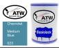 Preview: Chevrolet, Medium Blue, 023: 500ml Lackdose, von ATW Autoteile West.